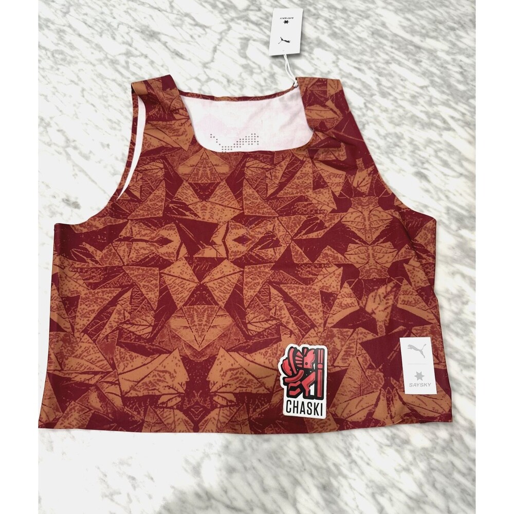 PUMA X Saysky Crew Neck Athletic Run Crop Top Womens XL 527835 90 NEW